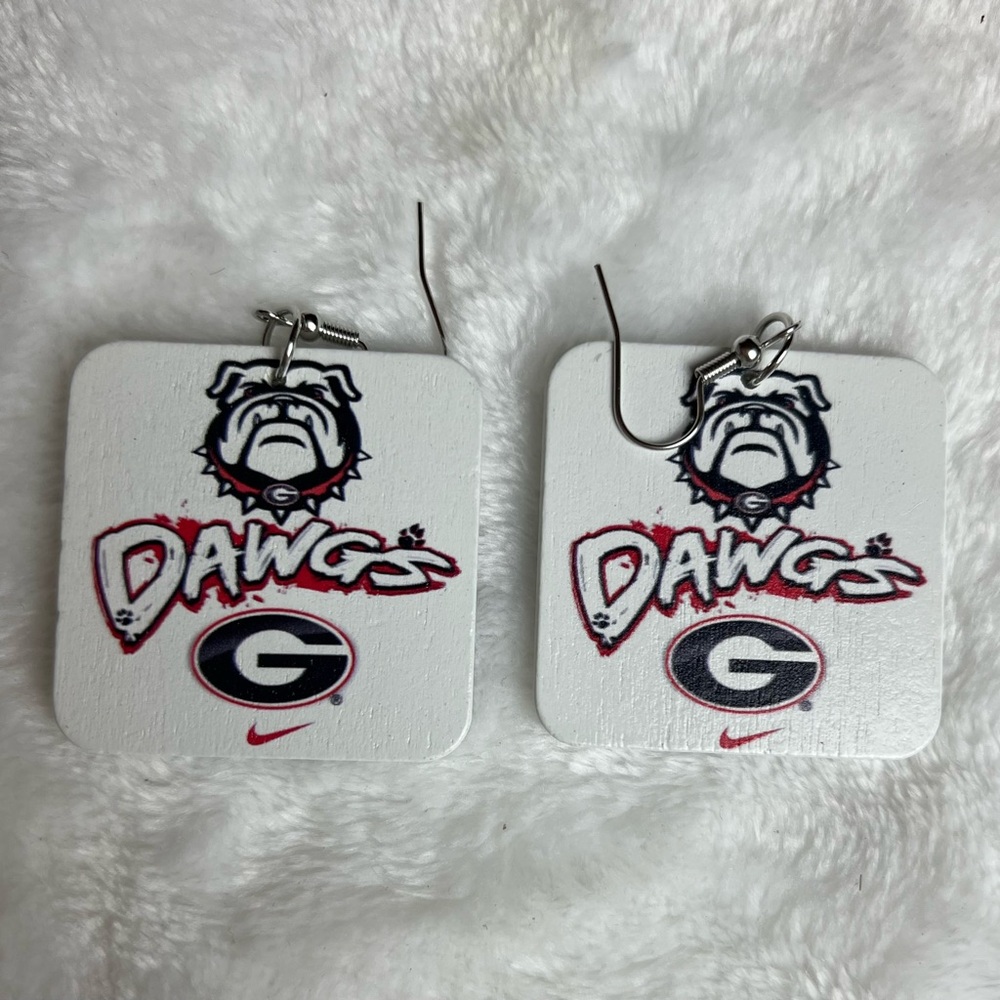 Medium Square UGA earrings